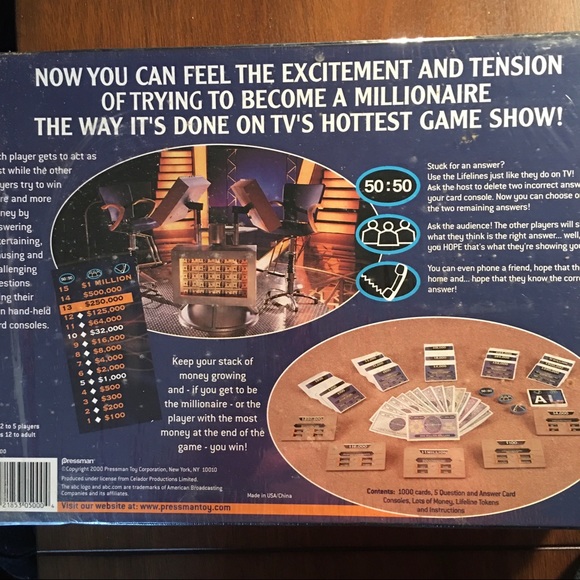 Who Wants to Be A Millionaire Powerpoint Game Template - Etsy Who Wants to Be a Millionaire Game